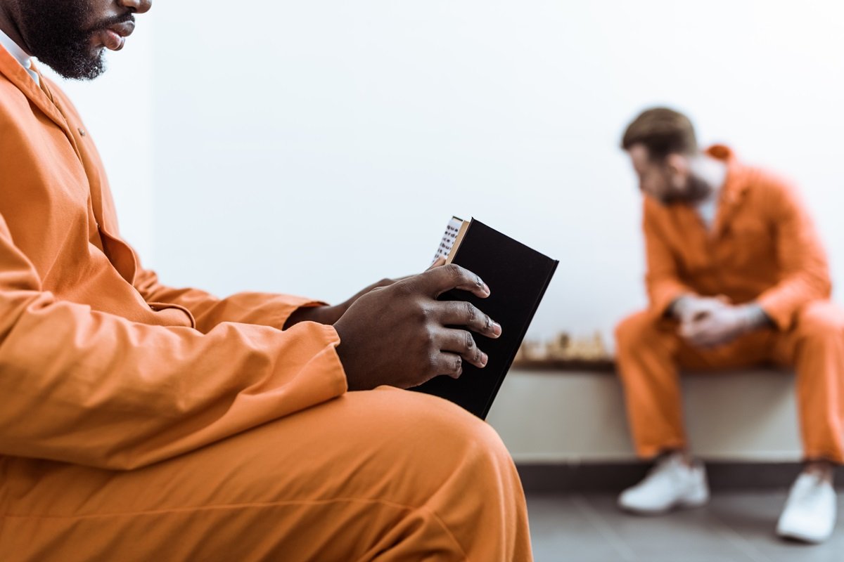 Two men in prison